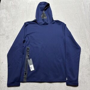 NWT Greyson Cokato Maltese Blue Midweight Performance Hoodie Mens M $210‎ MSRP